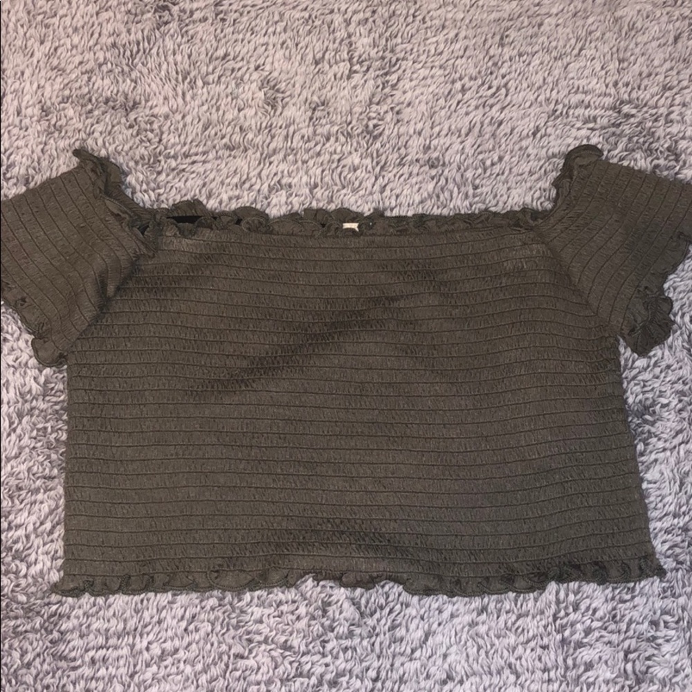 Off The Shoulder Crop Top